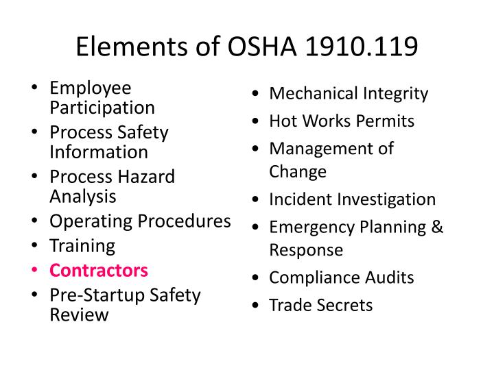 PPT - Process Safety Management Train-the-Trainer PowerPoint