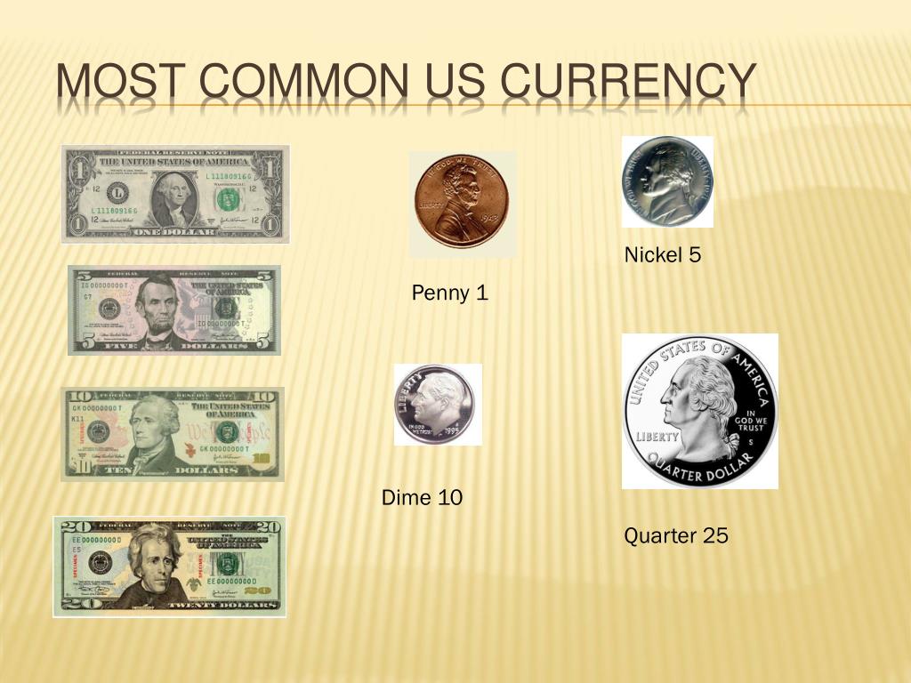 us currency presentation
