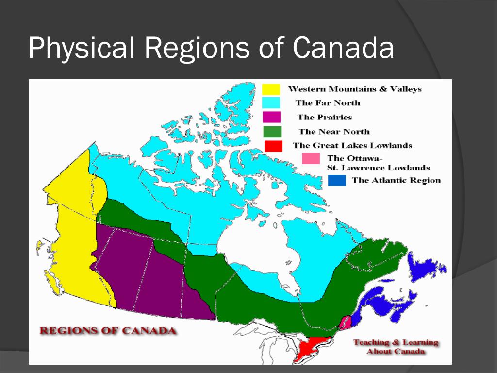 Природные зоны страны канада