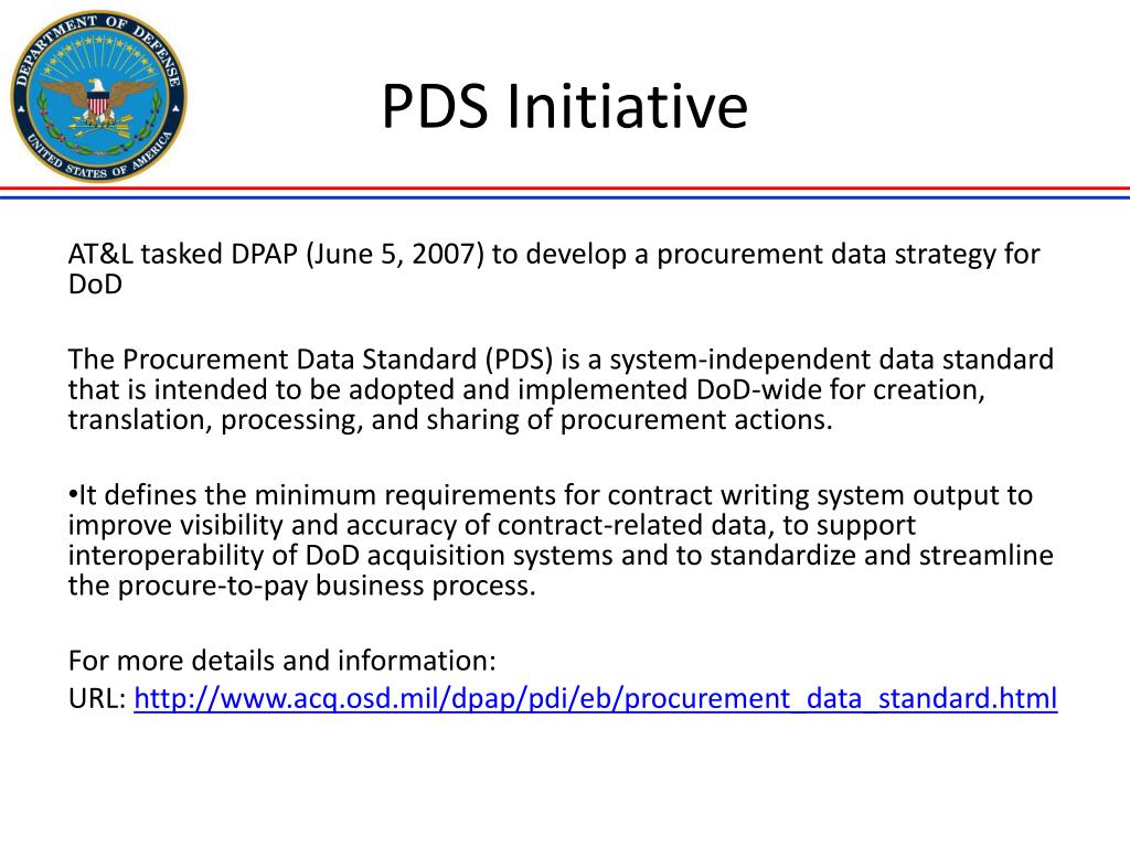 Contract Quality PDS, and PD 2 / SPS