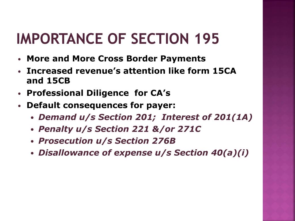 PPT - Withholding Tax on Foreign Remittances under Section 195 of ...