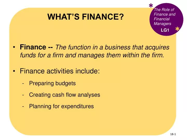 Ppt What S Finance Powerpoint Presentation Free Download Id 1658436