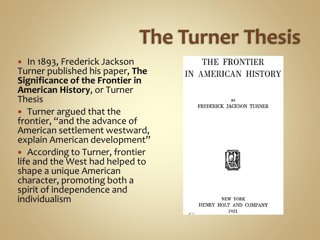 define turner's thesis