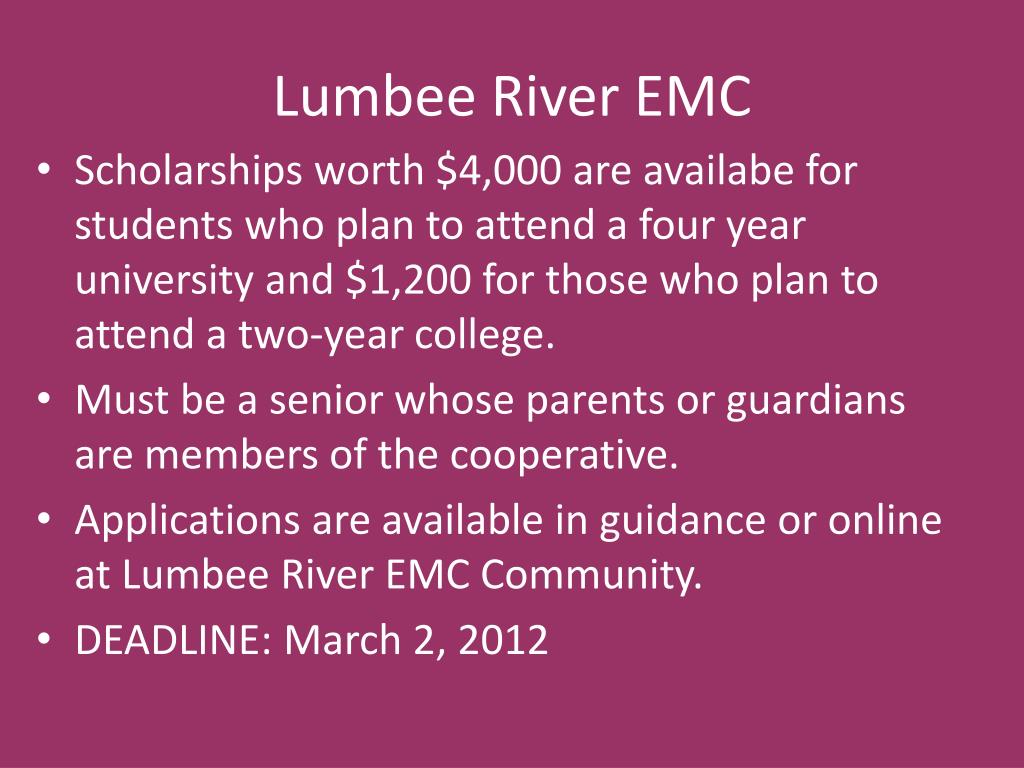 lumbee river emc finance