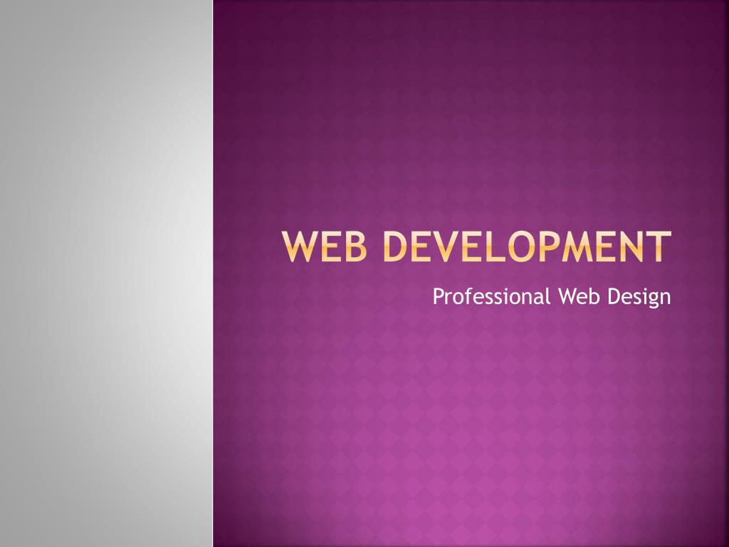 web development ppt presentation free download