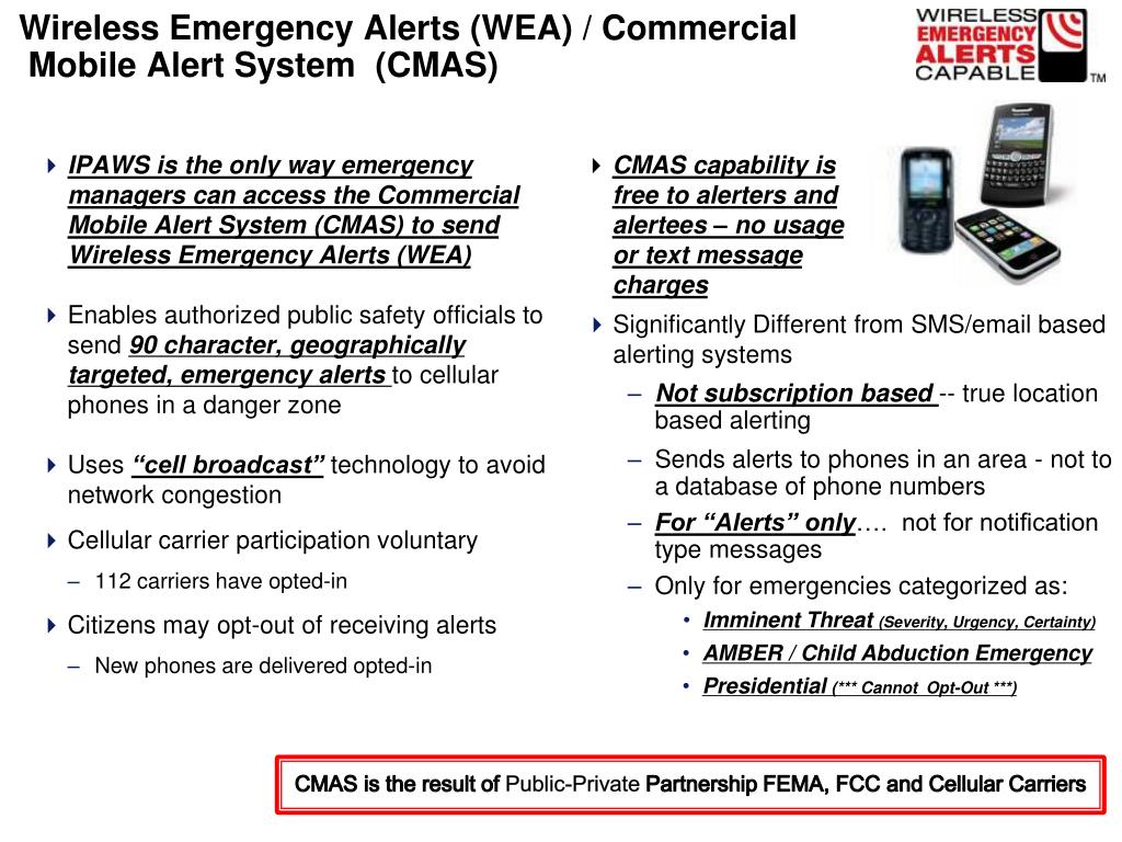 PPT The Integrated Public Alert and Warning System (IPAWS) Get Alerts, Stay Alive PowerPoint