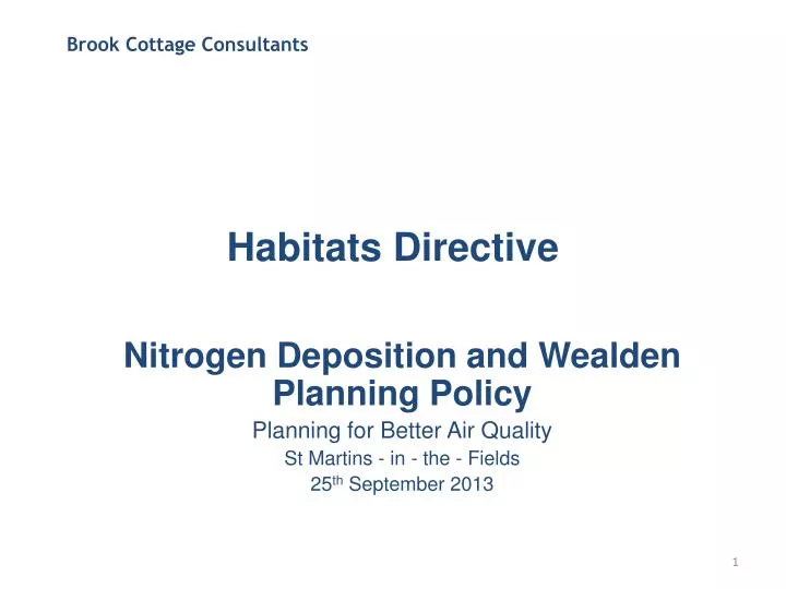 PPT Habitats Directive PowerPoint Presentation, free download ID