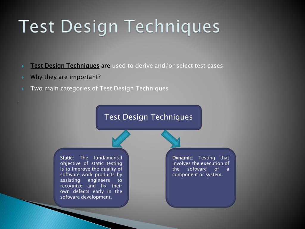 presentation on test design