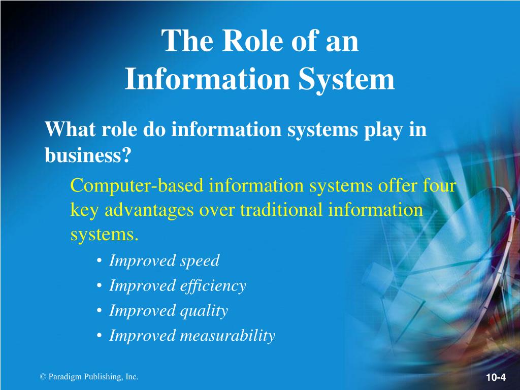 PPT - Chapter 10 Information Systems PowerPoint Presentation, free download  - ID:1660622