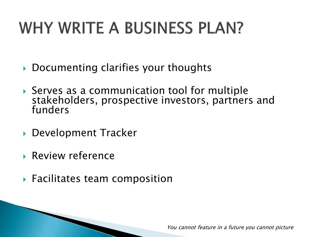 what benefits of writing a business plan