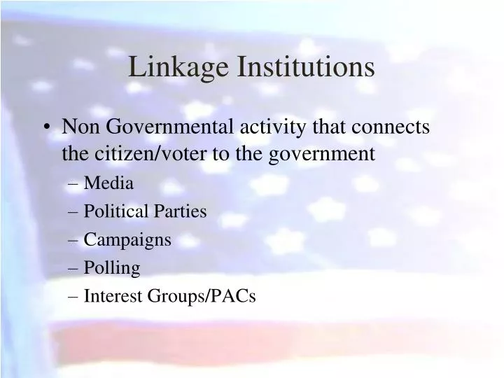 linkage institutions