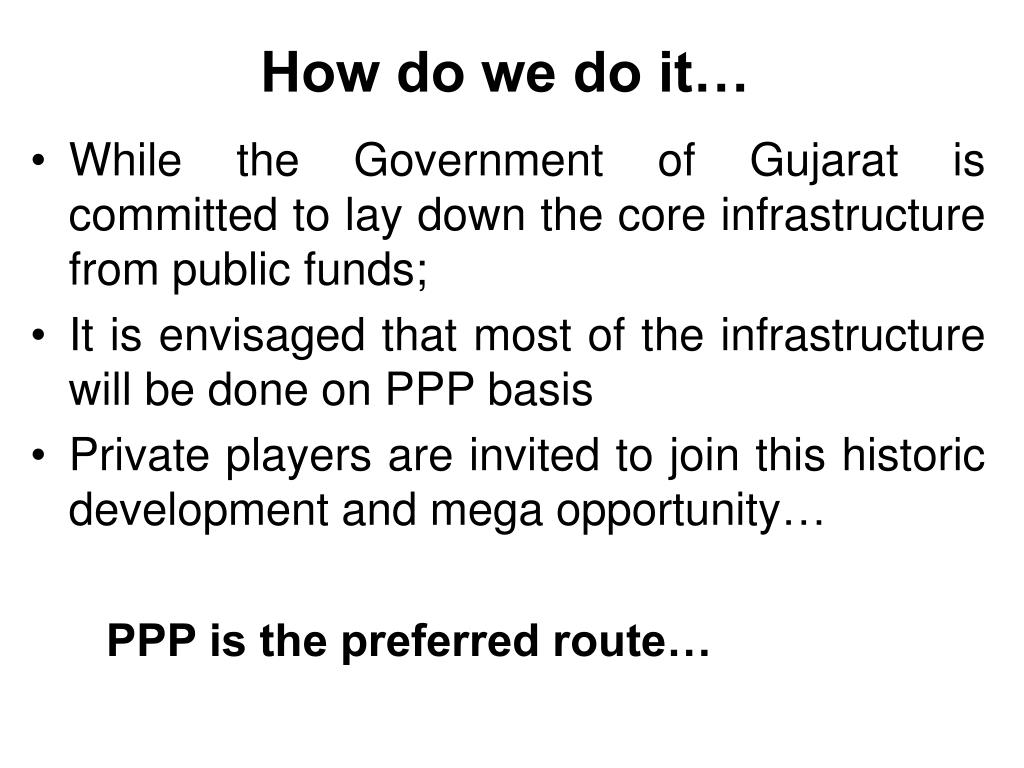 PPT Smart Cities & Global Infrastructure in Gujarat Potential