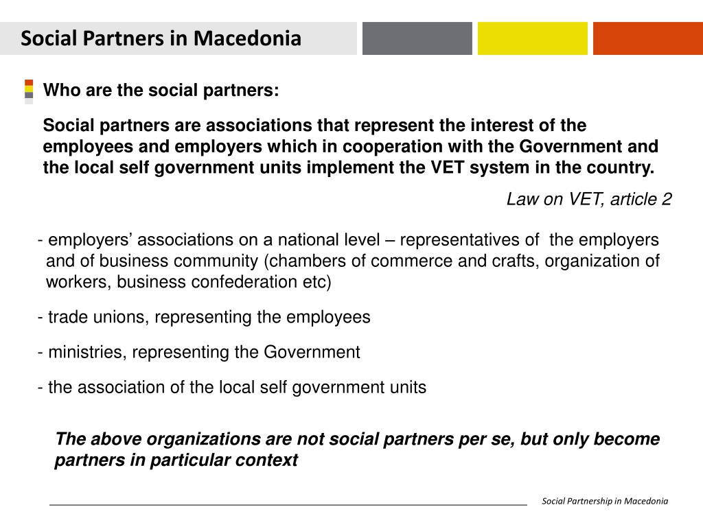 PPT Social Partnership in the Republic of Macedonia PowerPoint