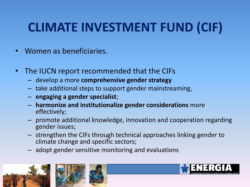 PPT - The Benefits of Gender Balance in Climate Change Mitigation ...