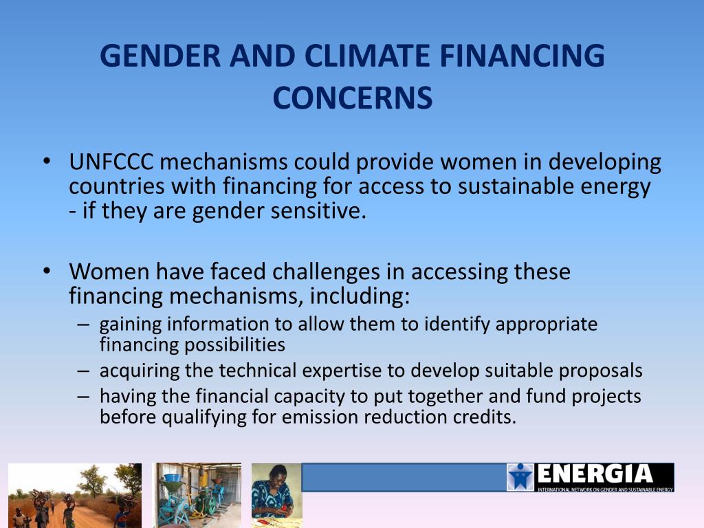 PPT - The Benefits of Gender Balance in Climate Change Mitigation ...