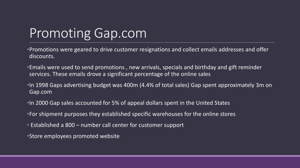 Gap birthday offer sale