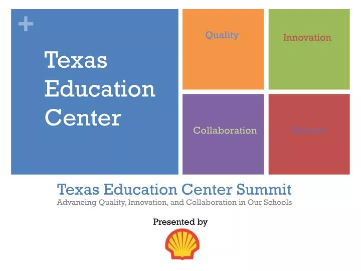 PPT Texas Education Center Summit PowerPoint Presentation, free