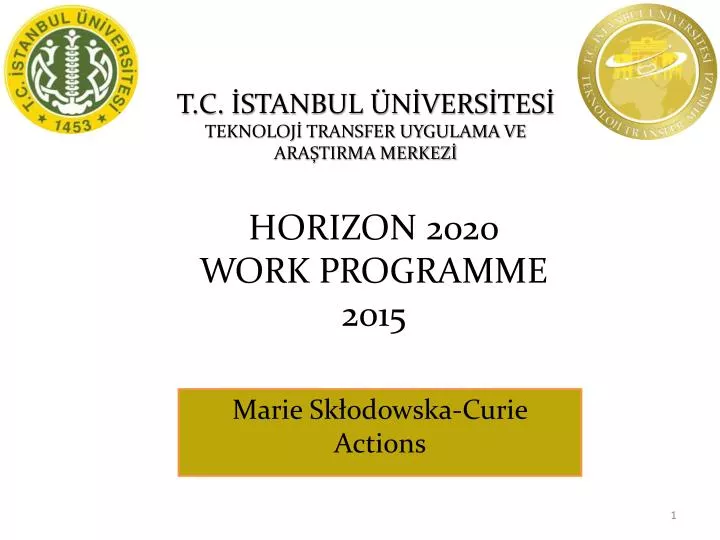 horizon 2020 work programme 201 5 n.