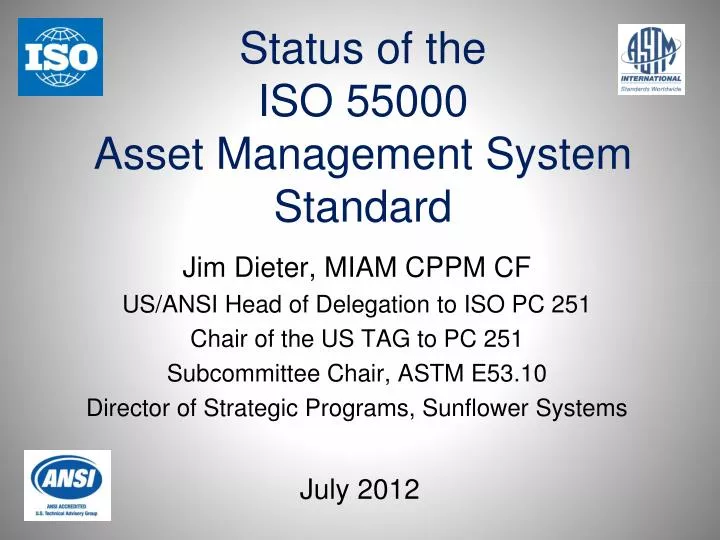 ppt status of the