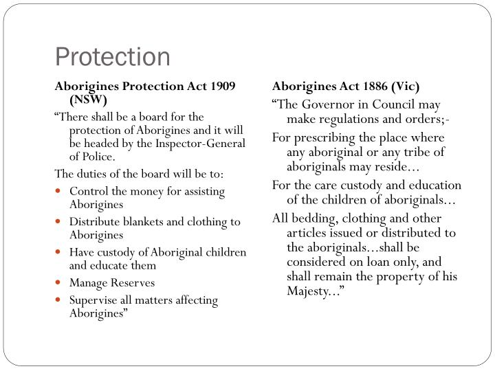 18 Archives Australian Native Tribe 1909-aborigines-protection-act