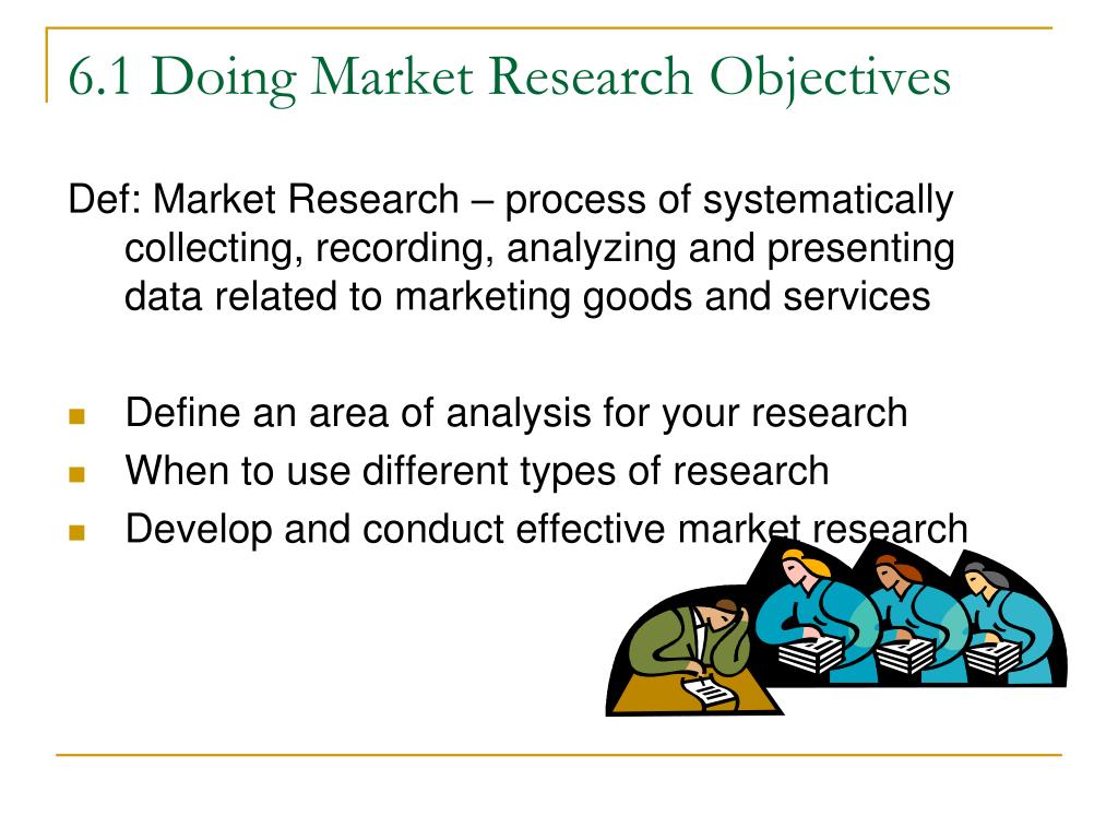 objectives of market research in management