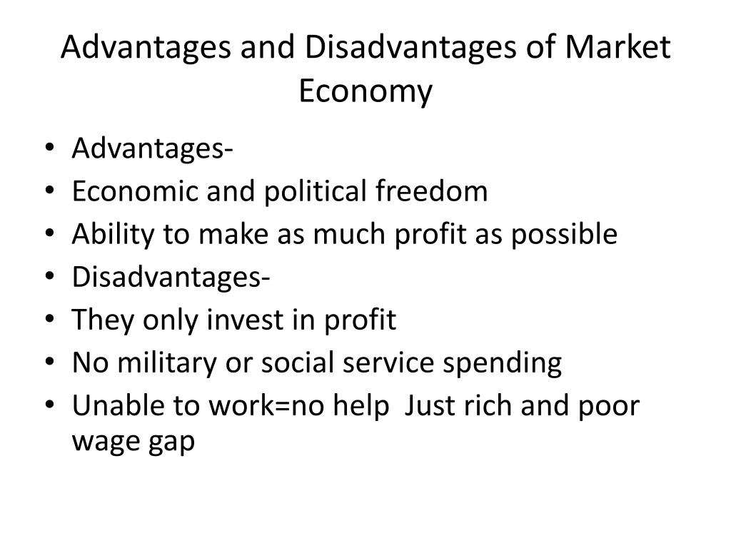 the-advantages-and-disadvantages-of-a-market-economy