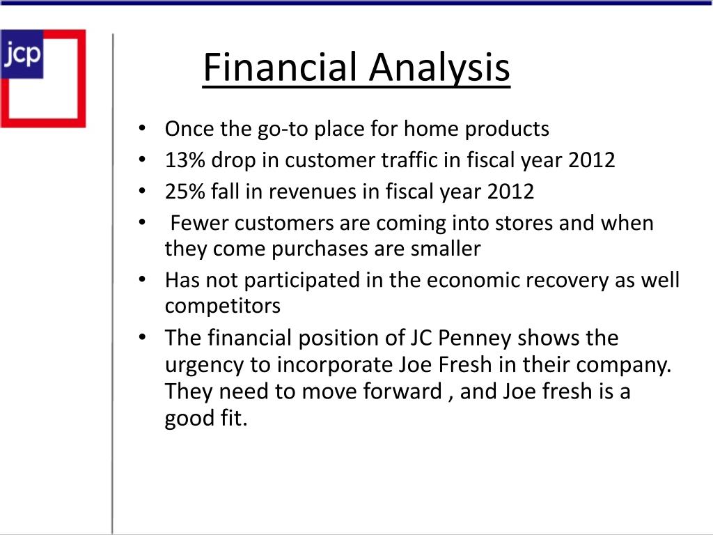PPT JC Penney & Joe Fresh Strategic Alliance A good fit? PowerPoint
