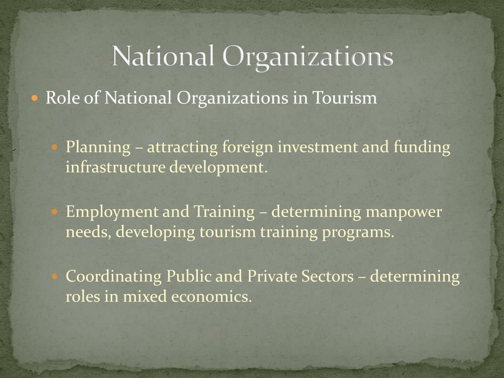 tourism organizations example