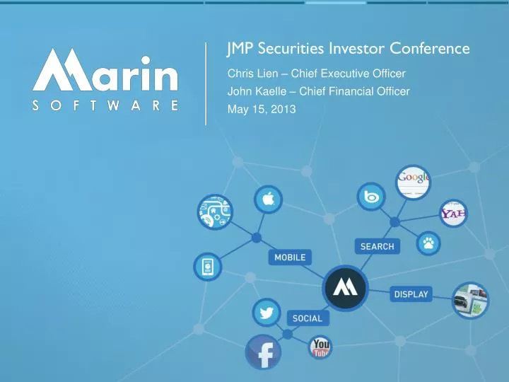 PPT JMP Securities Investor Conference PowerPoint Presentation, free