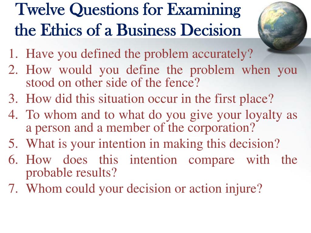 research questions on business ethics