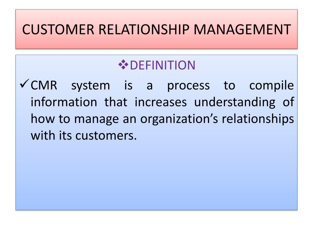 PPT CUSTOMER RELATIONSHIP MANAGEMENT PowerPoint Presentation Free 