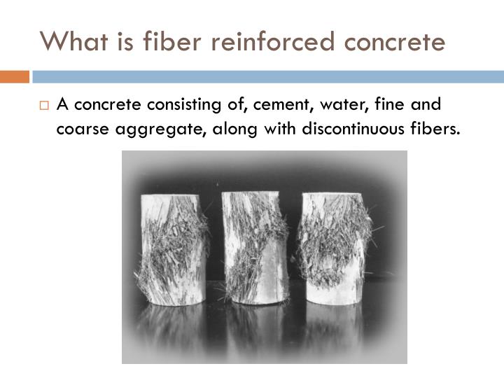 Ppt Fiber Reinforced Concrete Frc Powerpoint Presentation Id