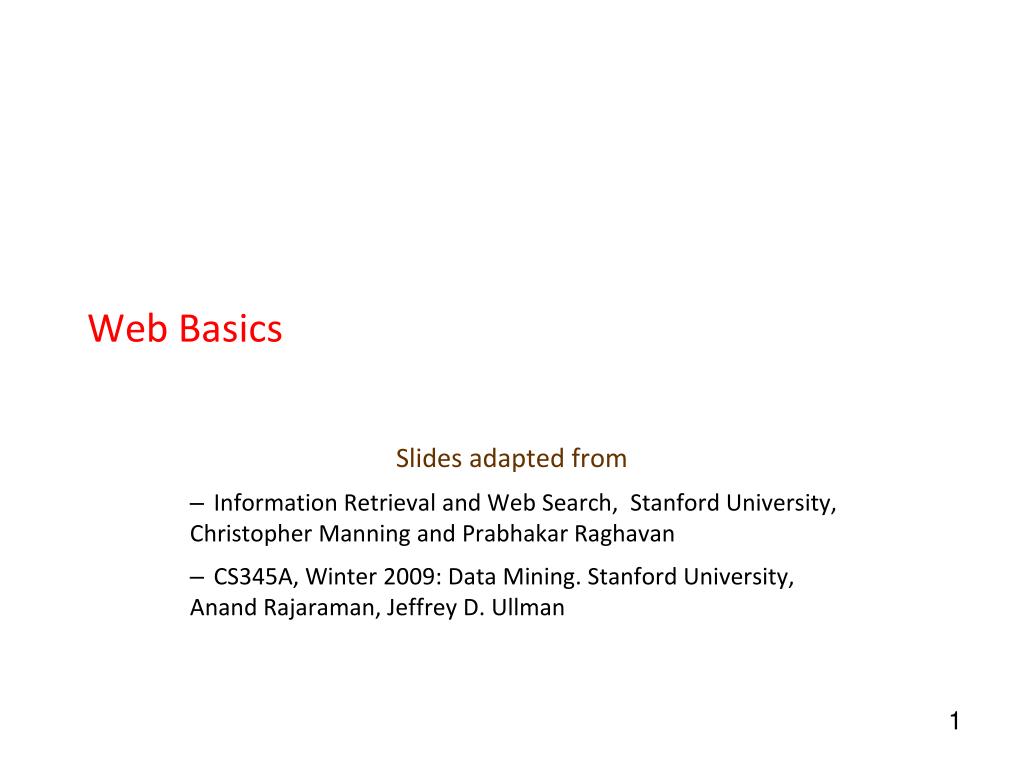 PPT - Web Basics PowerPoint Presentation, free download - ID:1669080