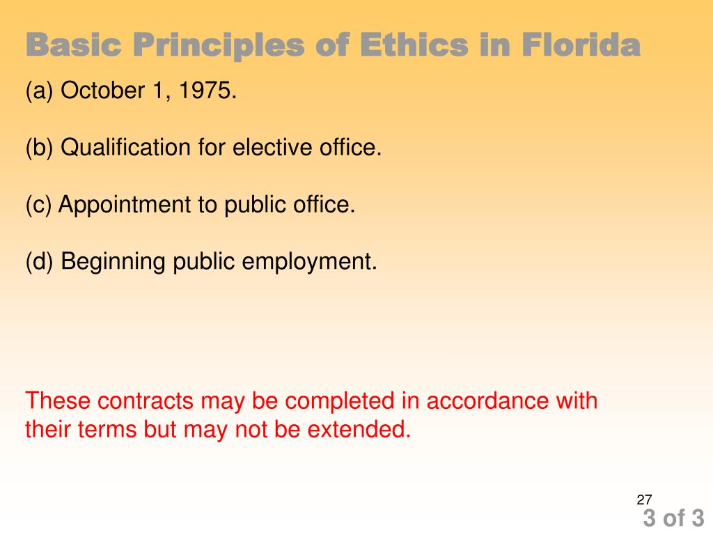 PPT Ethics Law of Florida PowerPoint Presentation, free download ID