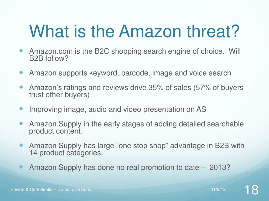 PPT - Navigating the Amazon Landscape: Opportunity or Threat for B2B ...