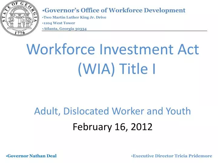 illinois workforce investment act