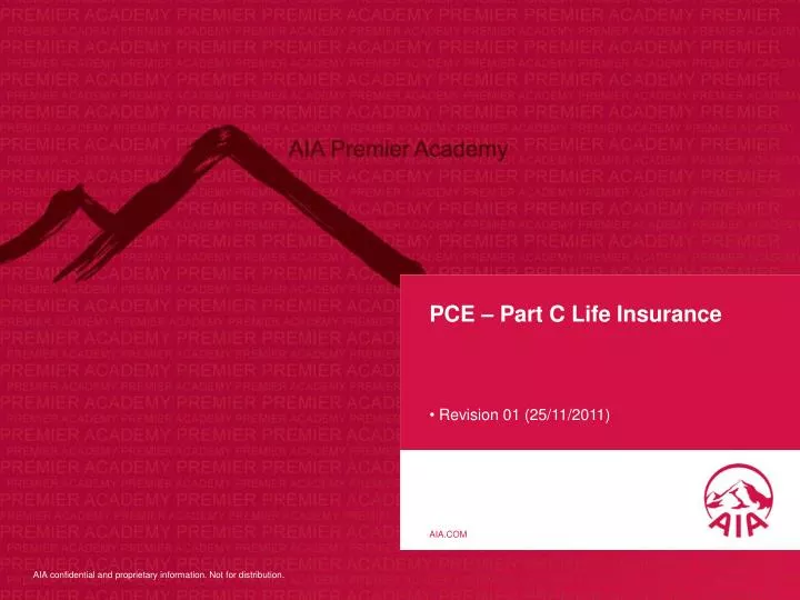 pce part c life insurance n.