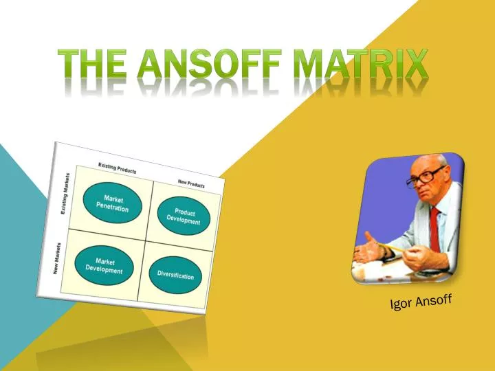 the ansoff matrix n.
