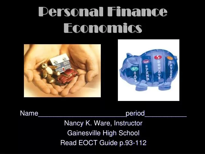 personal finance economics n.