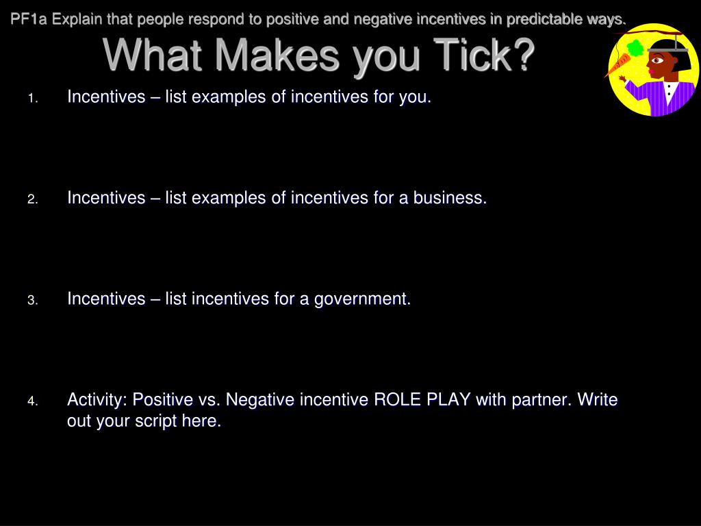Negative Incentive Examples PPT - Personal Finance Economics PowerPoint Presentation, free download ...