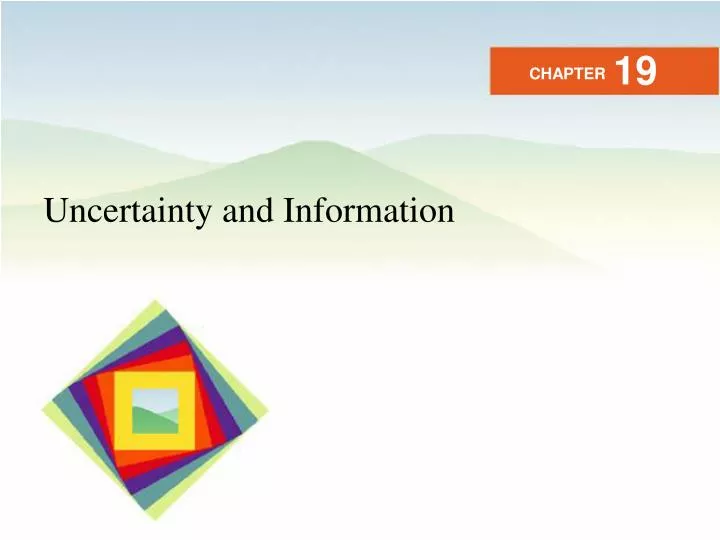 PPT - Uncertainty And Information PowerPoint Presentation, Free ...