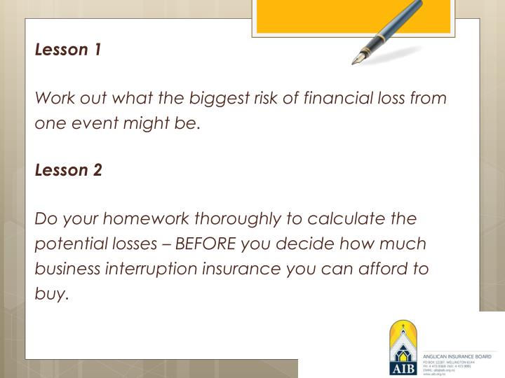Ppt Business Interruption Insurance Powerpoint