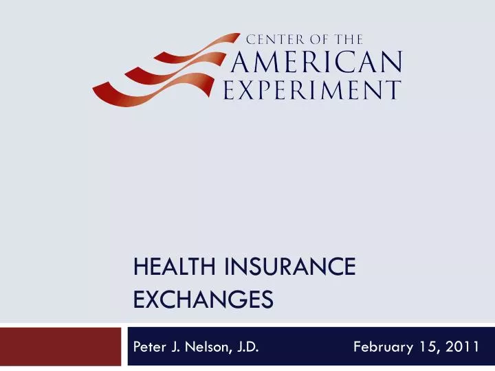 PPT Health insurance exchanges PowerPoint Presentation, free download