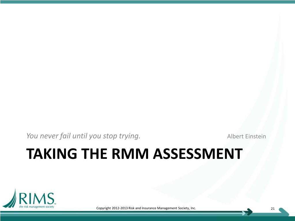 PPT - RIMS Risk Maturity Model (RMM) Webinar with RIMS Chapter Officers ...