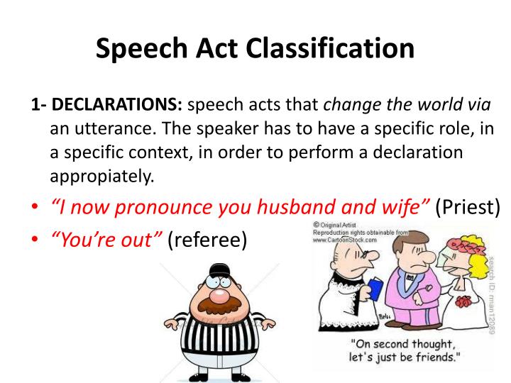 declaration speech act meaning