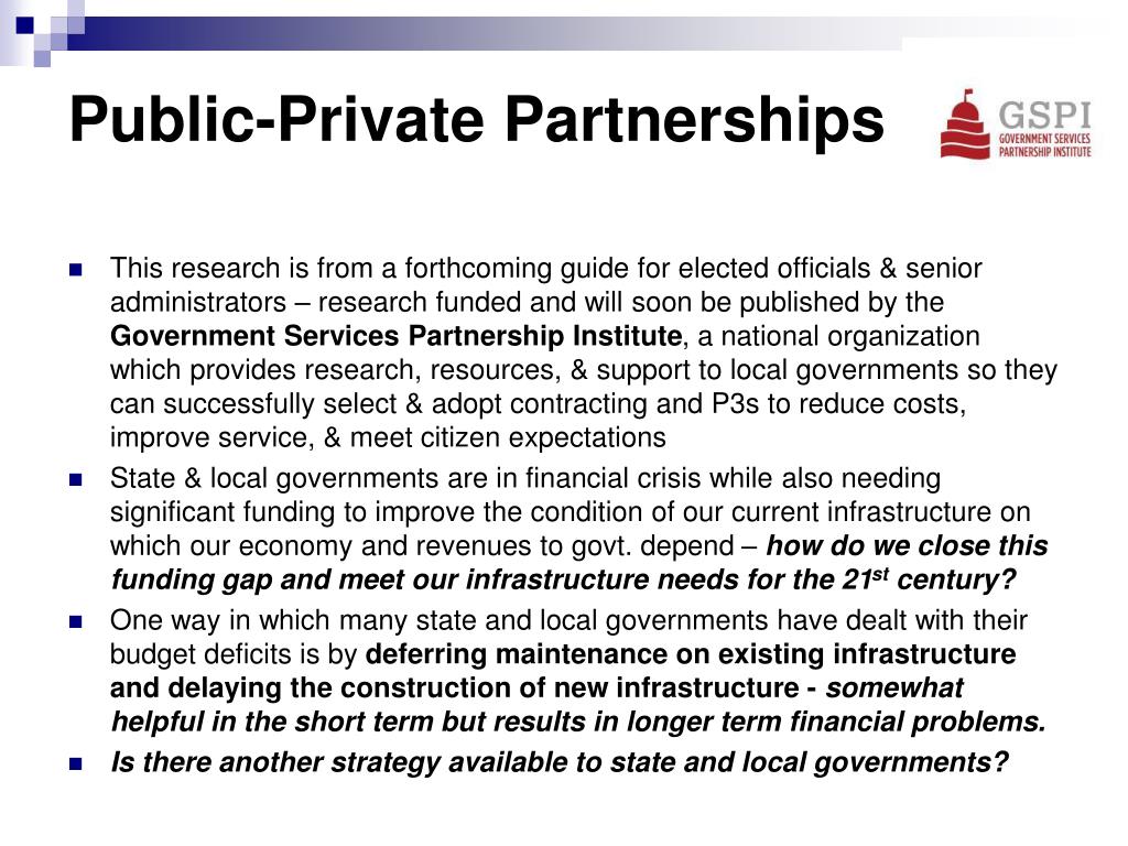 Private partnership