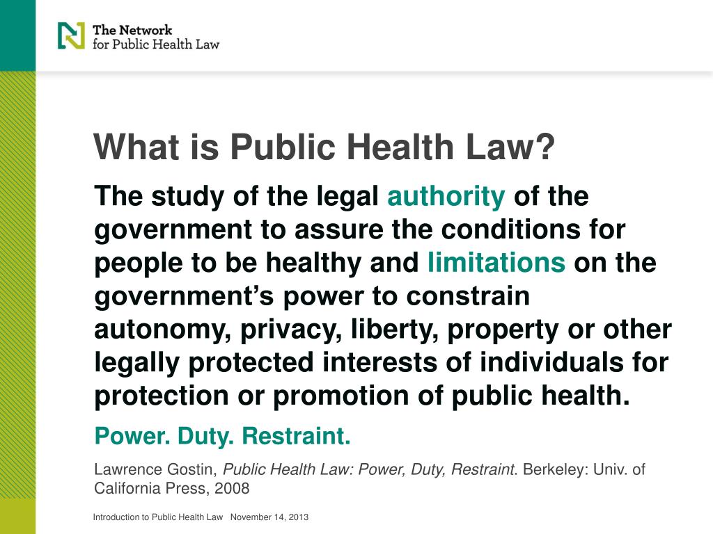public health law phd