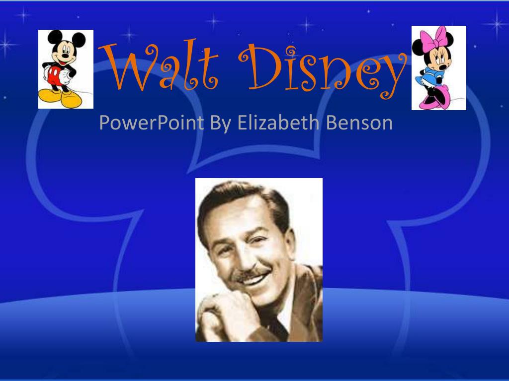 walt disney presentation