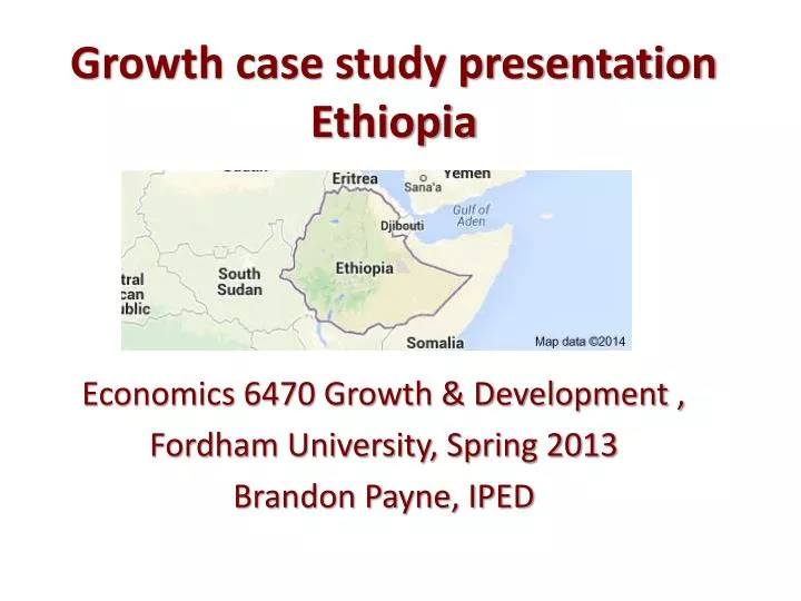 ethiopia case study geography