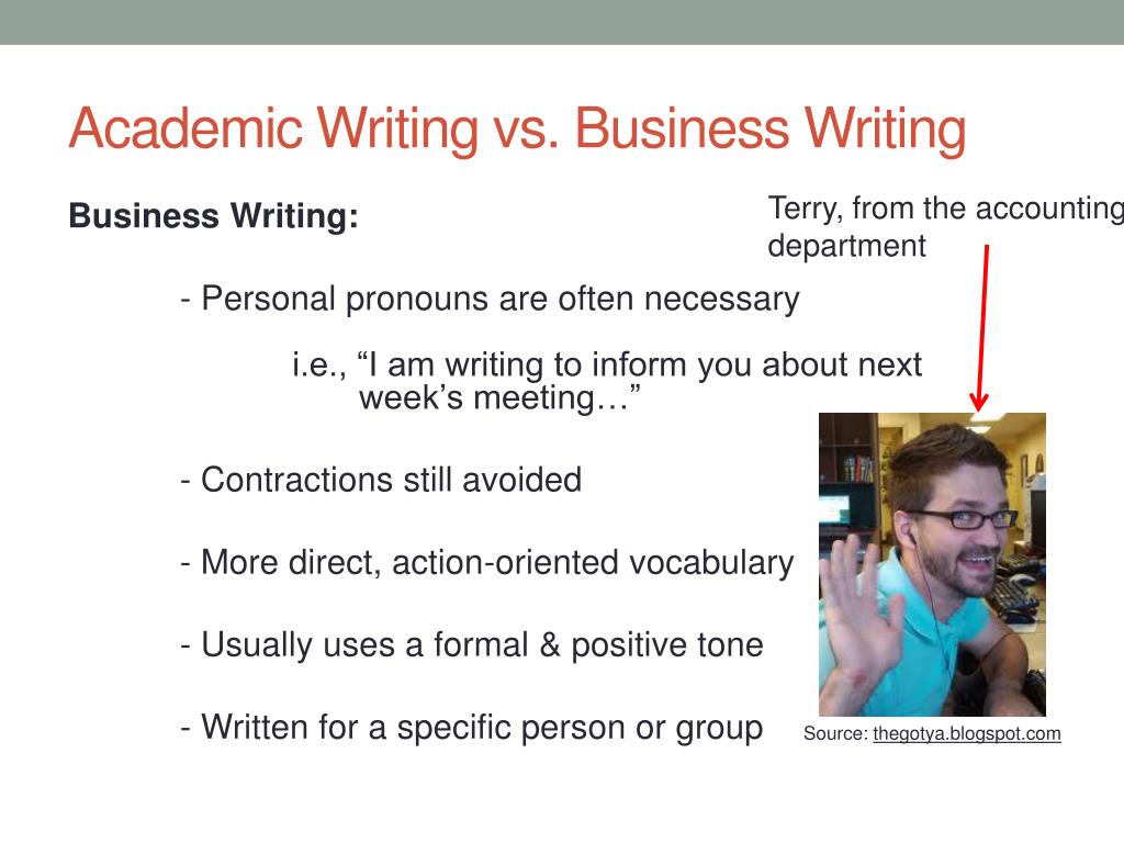 Difference Between Business And Academic Writing